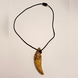 Bobcat Horn Pendant Necklace